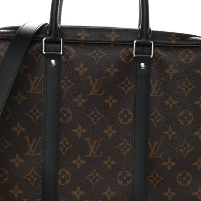 Louis Vuitton Monogram Macassar Porte-Documents Voyage PM 7 of 9
