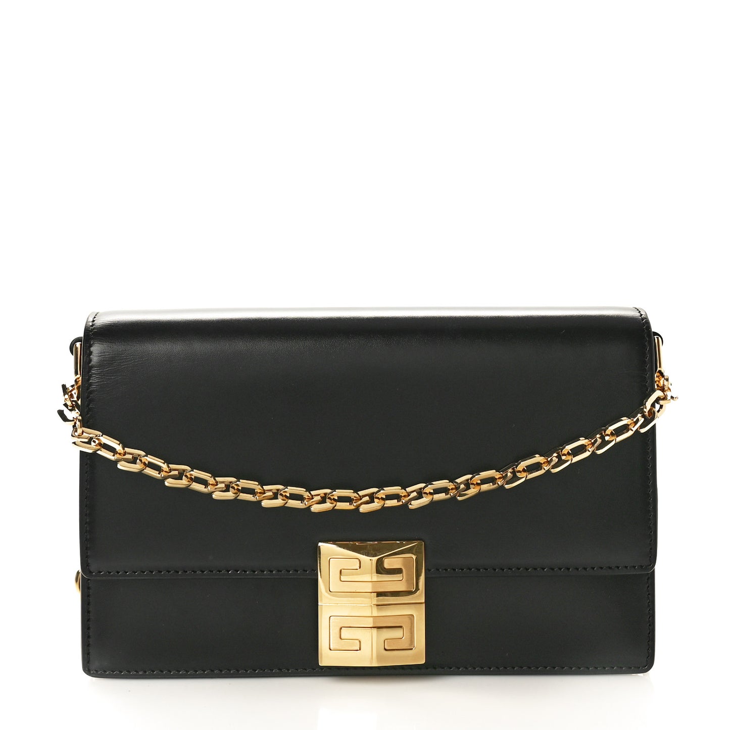 Calfskin Small 4G Chain Shoulder Bag Black