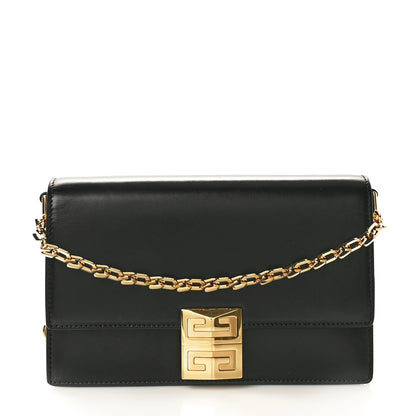 Givenchy Calfskin Small 4G Chain Shoulder Bag Black 1 of 9