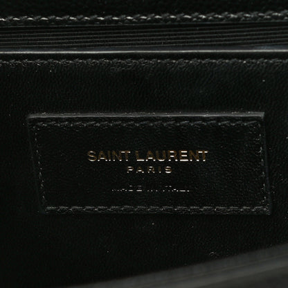 Saint Laurent Smooth Calfskin Monogram Kate Belt Bag Black 6 of 11