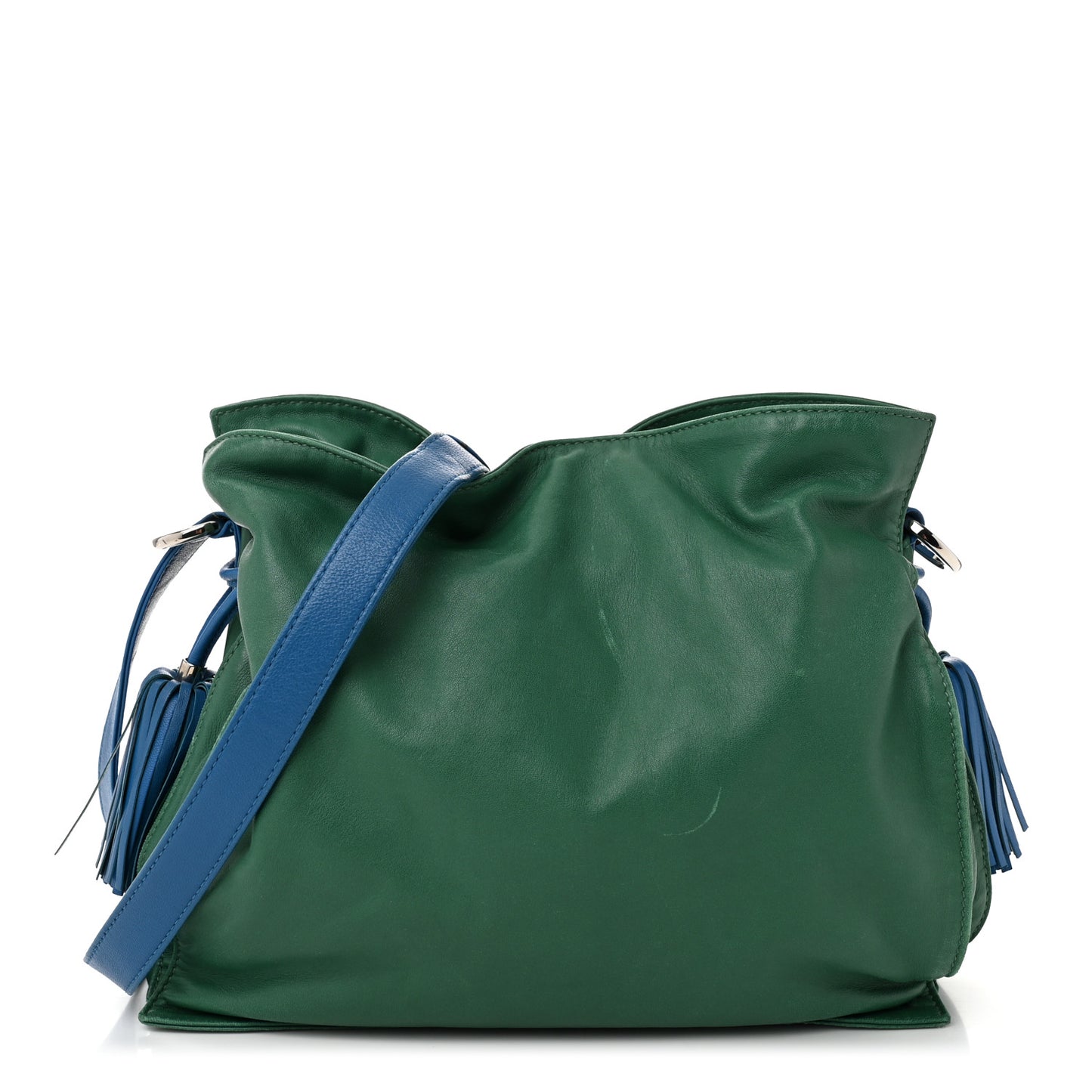 Calfskin Flamenco Shoulder Bag Green
