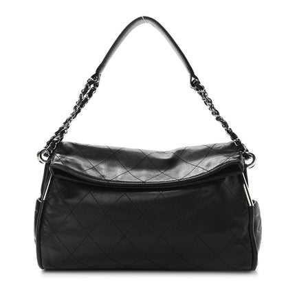 Chanel Lambskin Stitched Medium Ultimate Soft Tote Black 1 of 11