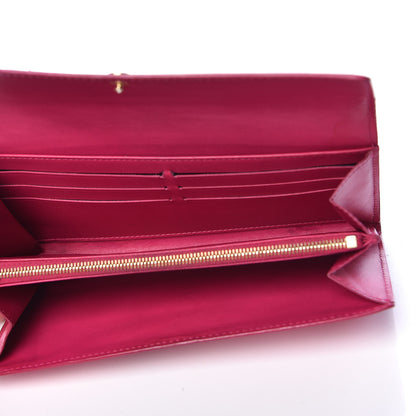 Louis Vuitton Vernis Ikat Sarah Wallet Rose Indien 5 of 10