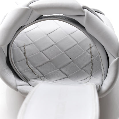 Bottega Veneta Nappa Maxi Intrecciato Lido Mule Sandals 37 Optic White 5 of 5