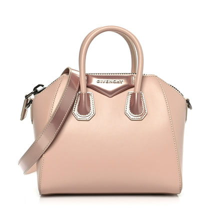 Givenchy Metallic Calfskin Mini Antigona Light Pink 1 of 12
