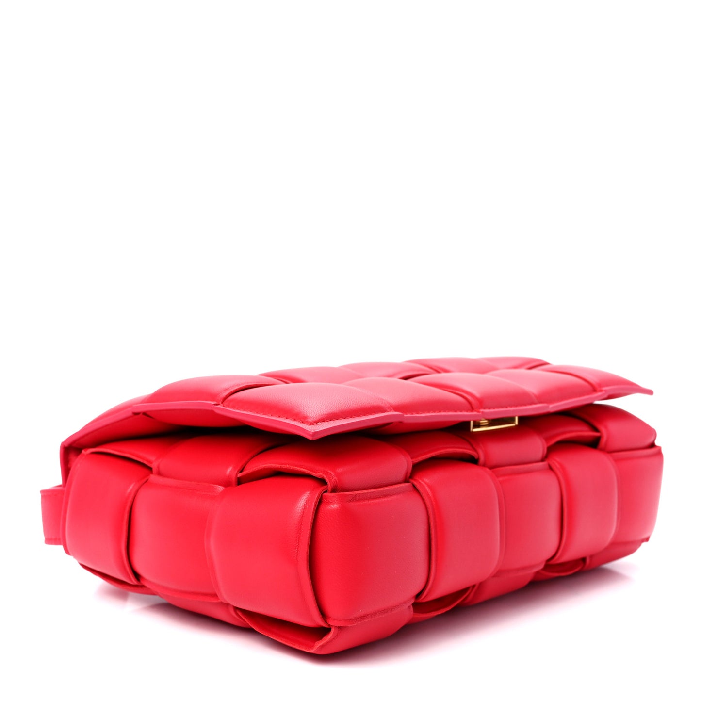 Nappa Maxi Intreccio Padded Cassette Crossbody Bag Firework