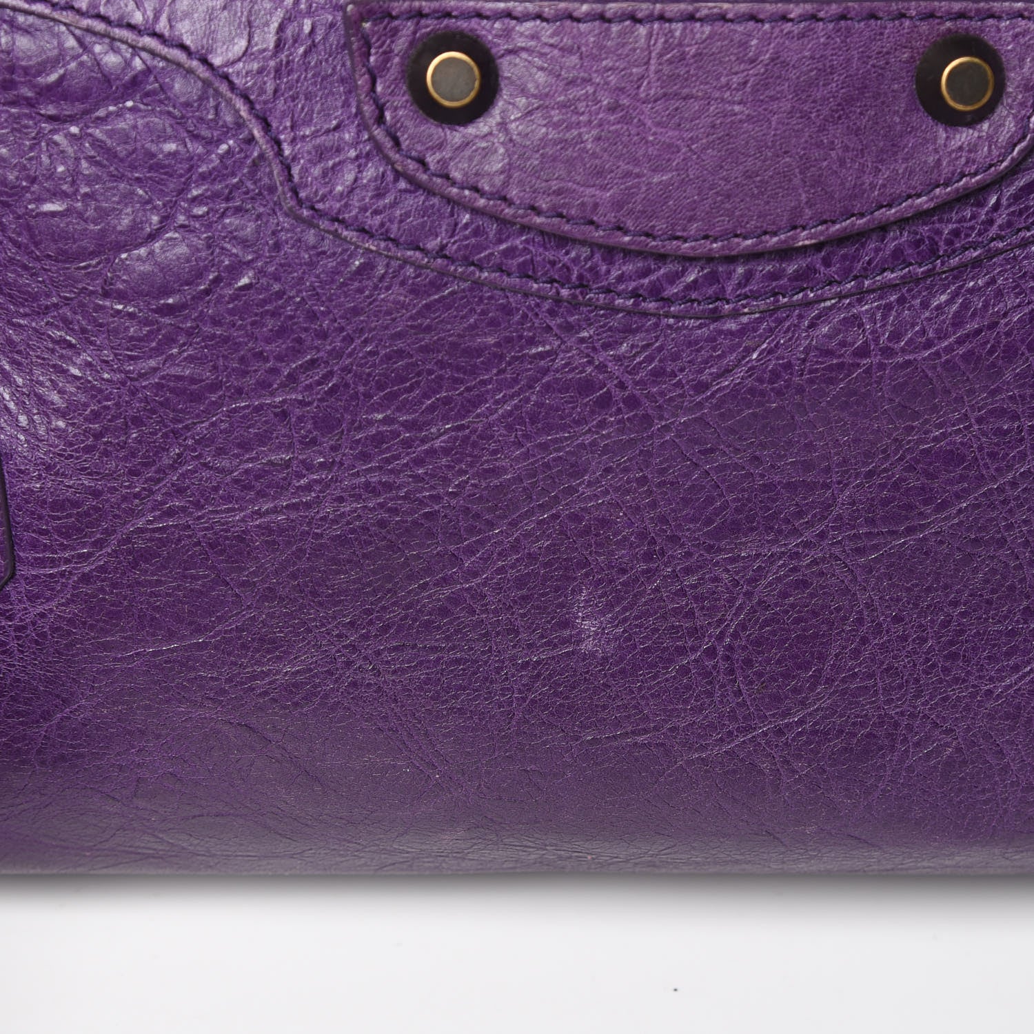 Balenciaga Agneau Classic Hardware Town Dark Violet 13 of 14