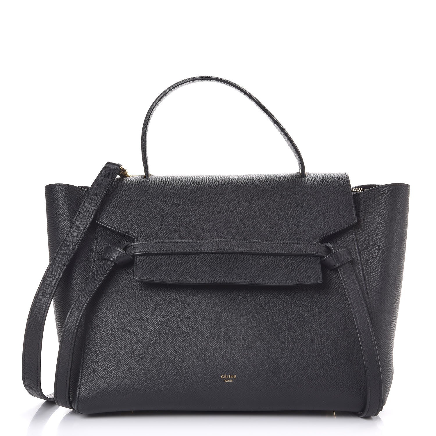 Celine Grained Calfskin Small Belt Bag Black 1 of 8