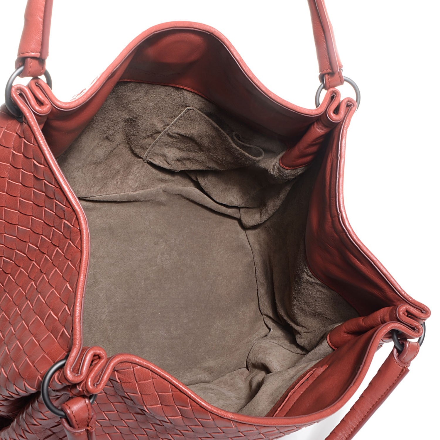 Bottega Veneta Nappa Intrecciato Parachute Bag Brique 5 of 8