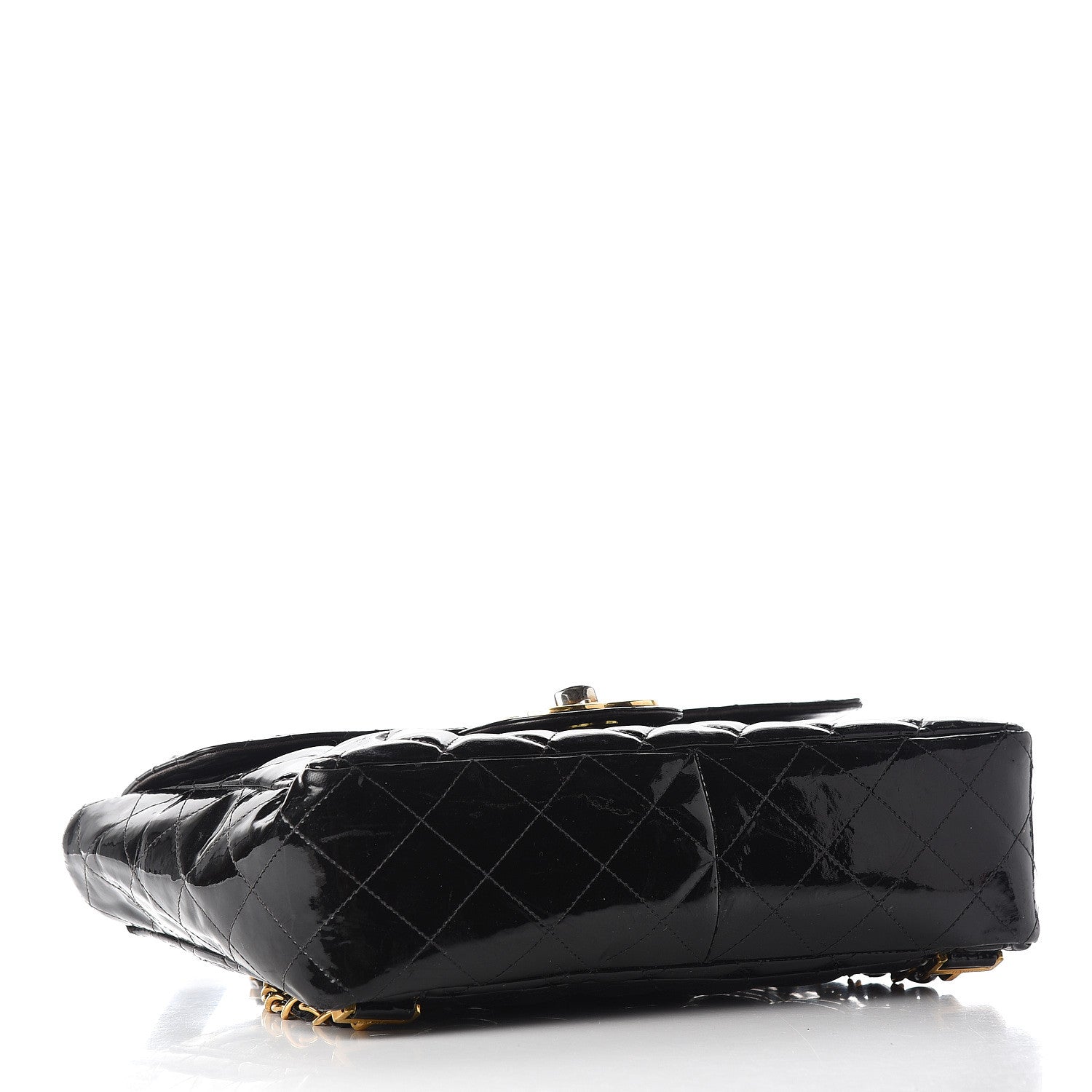 Chanel Patent Quilted Backpack Black 3 of 8