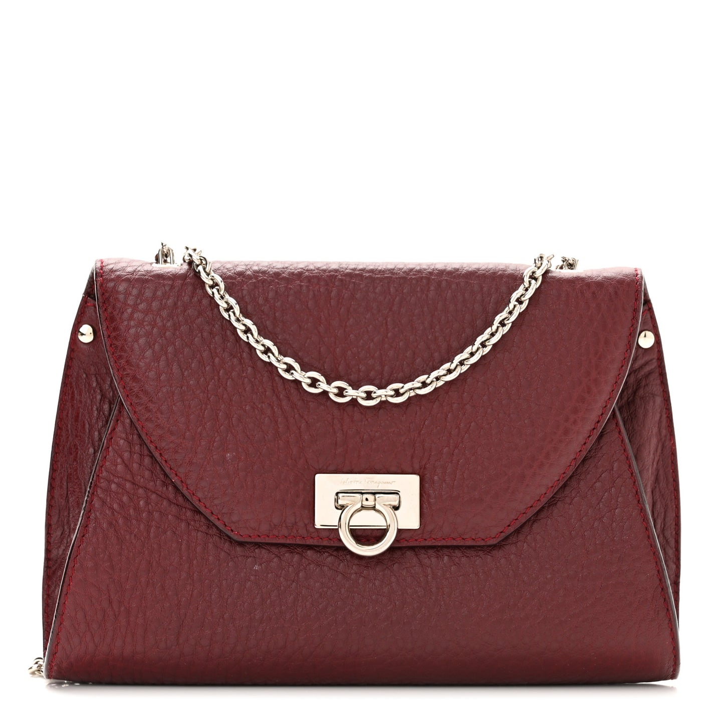 Deerskin Gancini Flap Crossbody