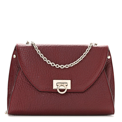 Salvatore Ferragamo Deerskin Gancini Flap Crossbody 1 of 10