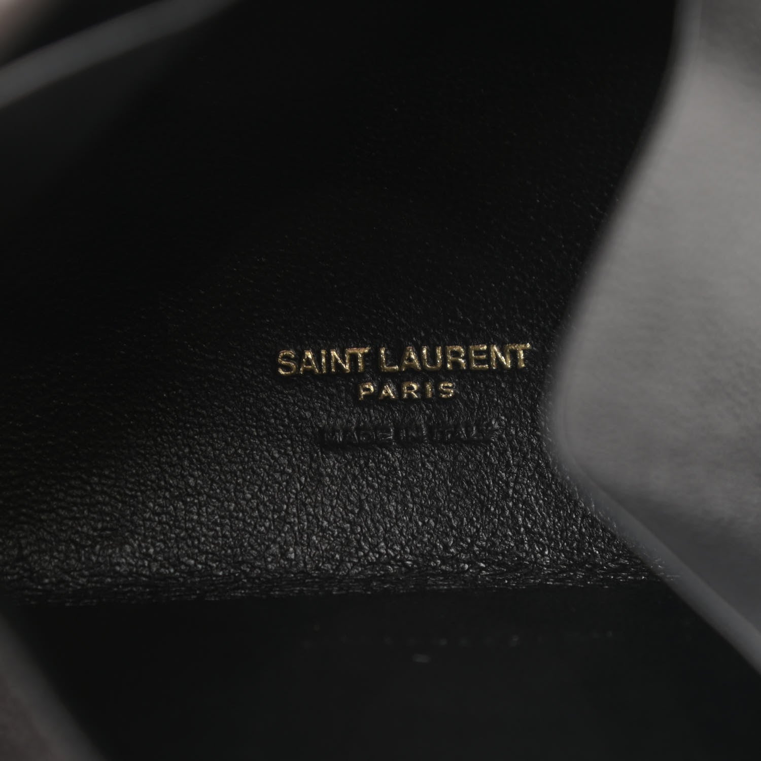 Saint Laurent Lambskin Pyramid Clutch Black 6 of 11