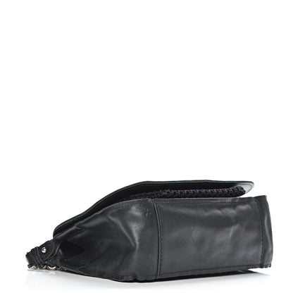 Chanel Calfskin Stitched Small Highlander Messenger Black 4 of 20