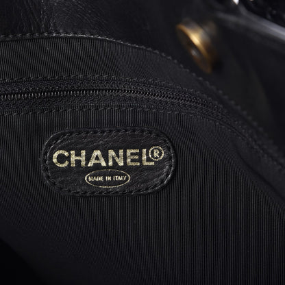 Chanel Lambskin Chain CC Small Tote Black 6 of 8