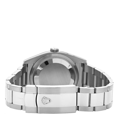 Rolex Stainless Steel Diamond 36mm Oyster Perpetual Datejust Watch Pink Flowers 116244 3 of 4