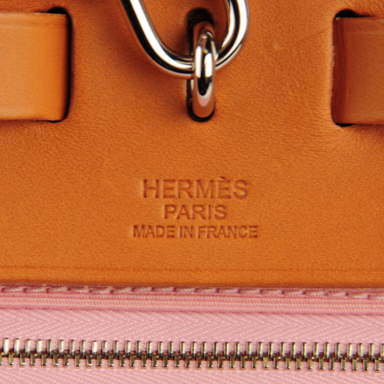 Hermes Toile Vache Hunter Herbag Zip 39 MM Rose Sakura 9 of 12
