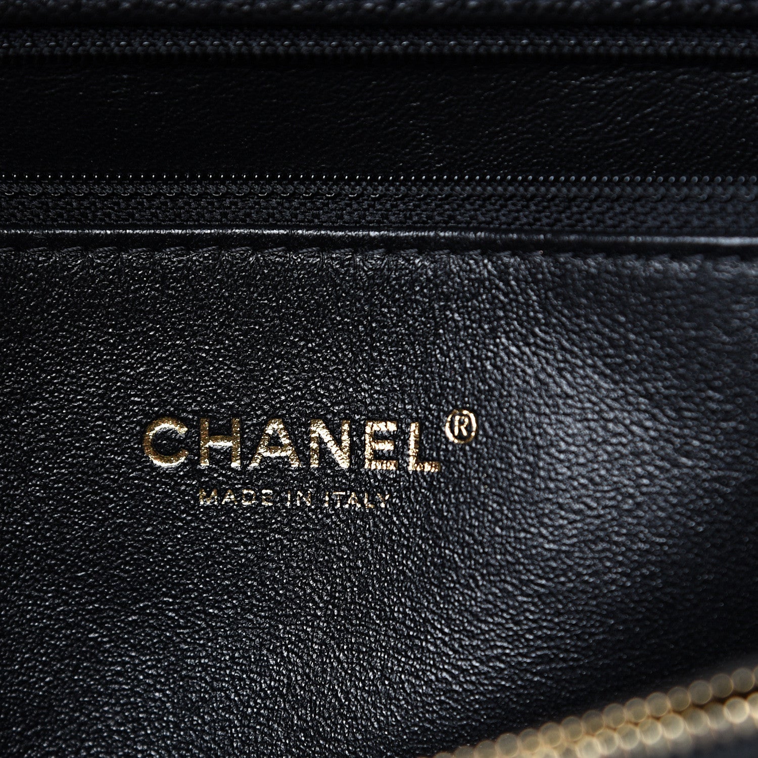 Chanel Caviar Lizard Quilted Large Coco Handle Flap Black 5 of 10