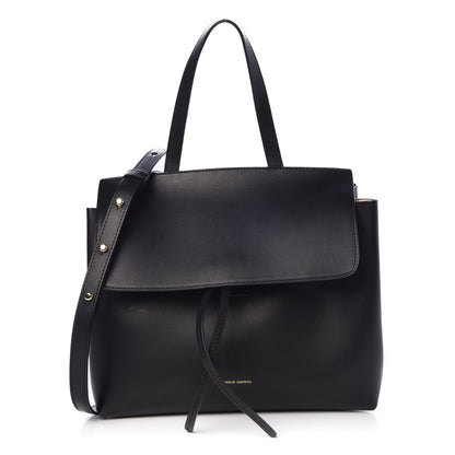Mansur Gavriel Calfskin Mini Lady Bag Black Ballerina 1 of 10