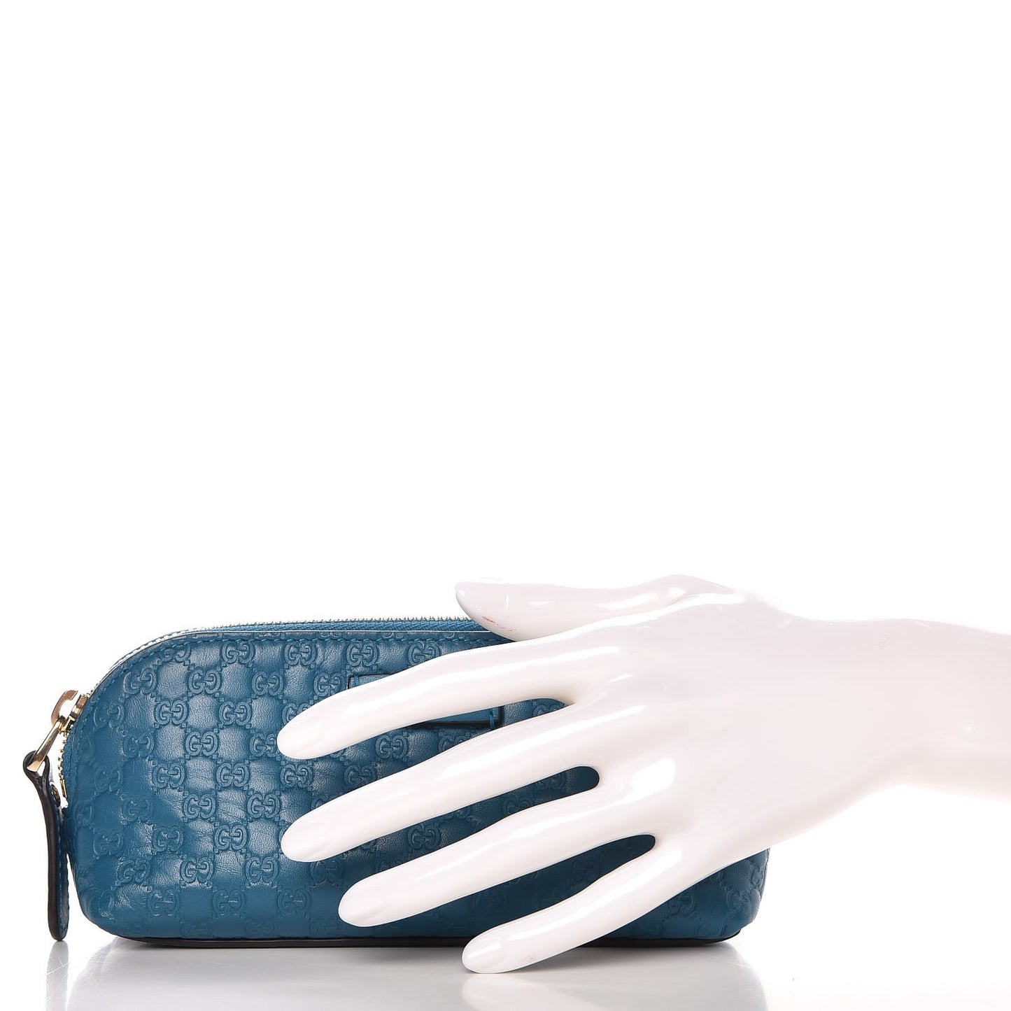 Soft Microguccissima Cosmetic Case Deep Cobalt