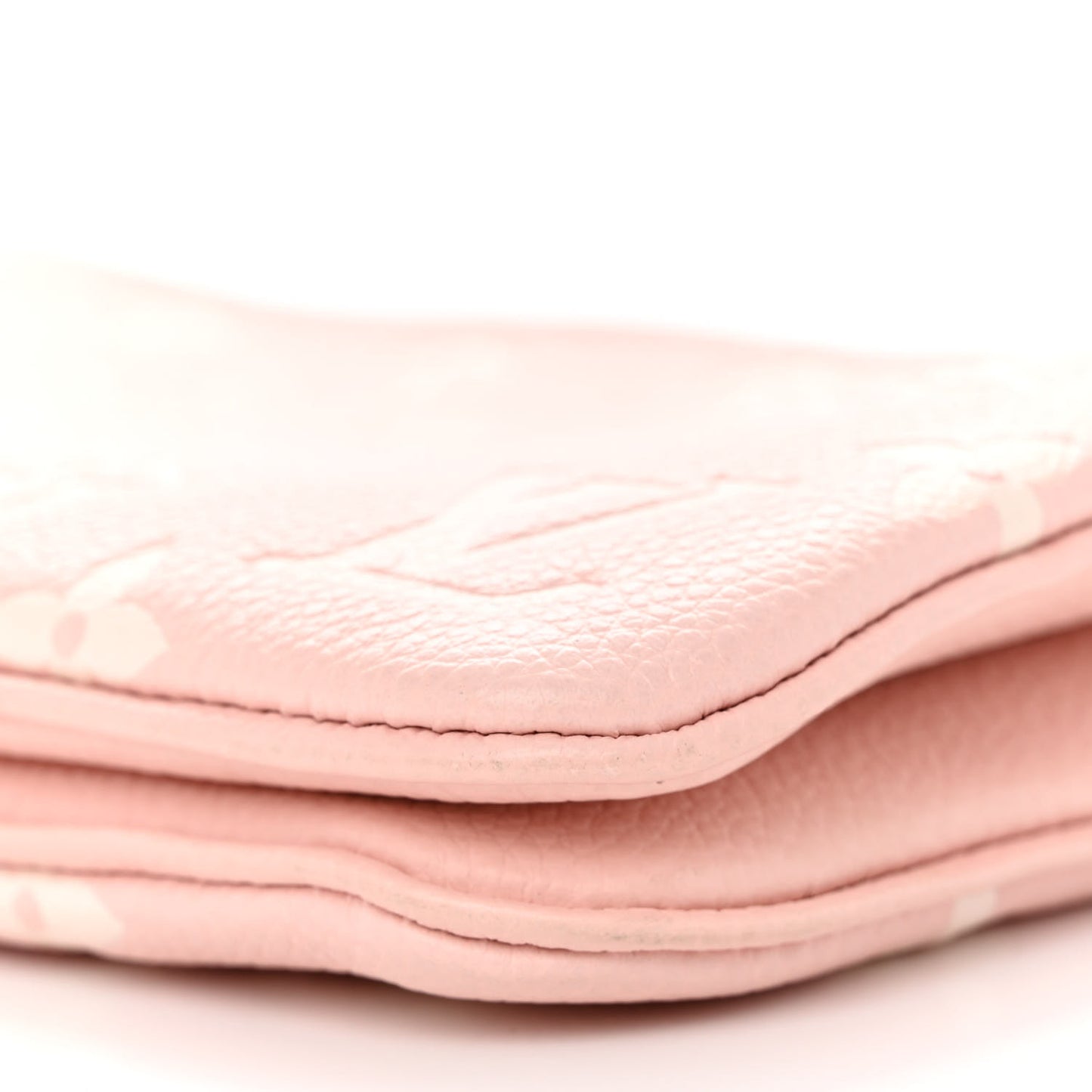 Empreinte Monogram Double Zip Pochette Rose