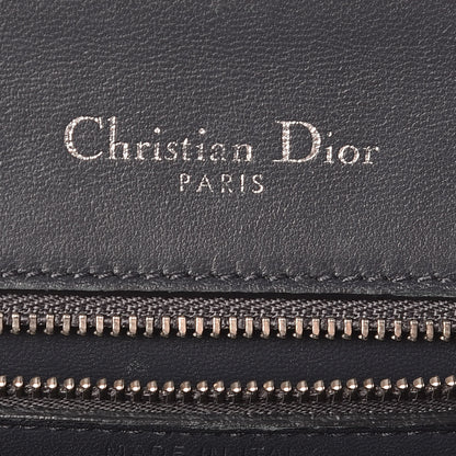 Christian Dior Metallic Patent Micro-Cannage Small Diorama Flap Bag Silver 10 of 25