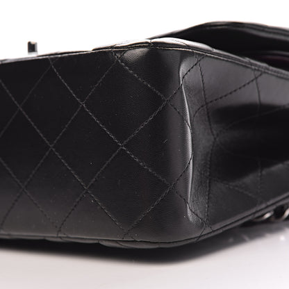Chanel Lambskin Quilted Jumbo Double Flap Black 9 of 11