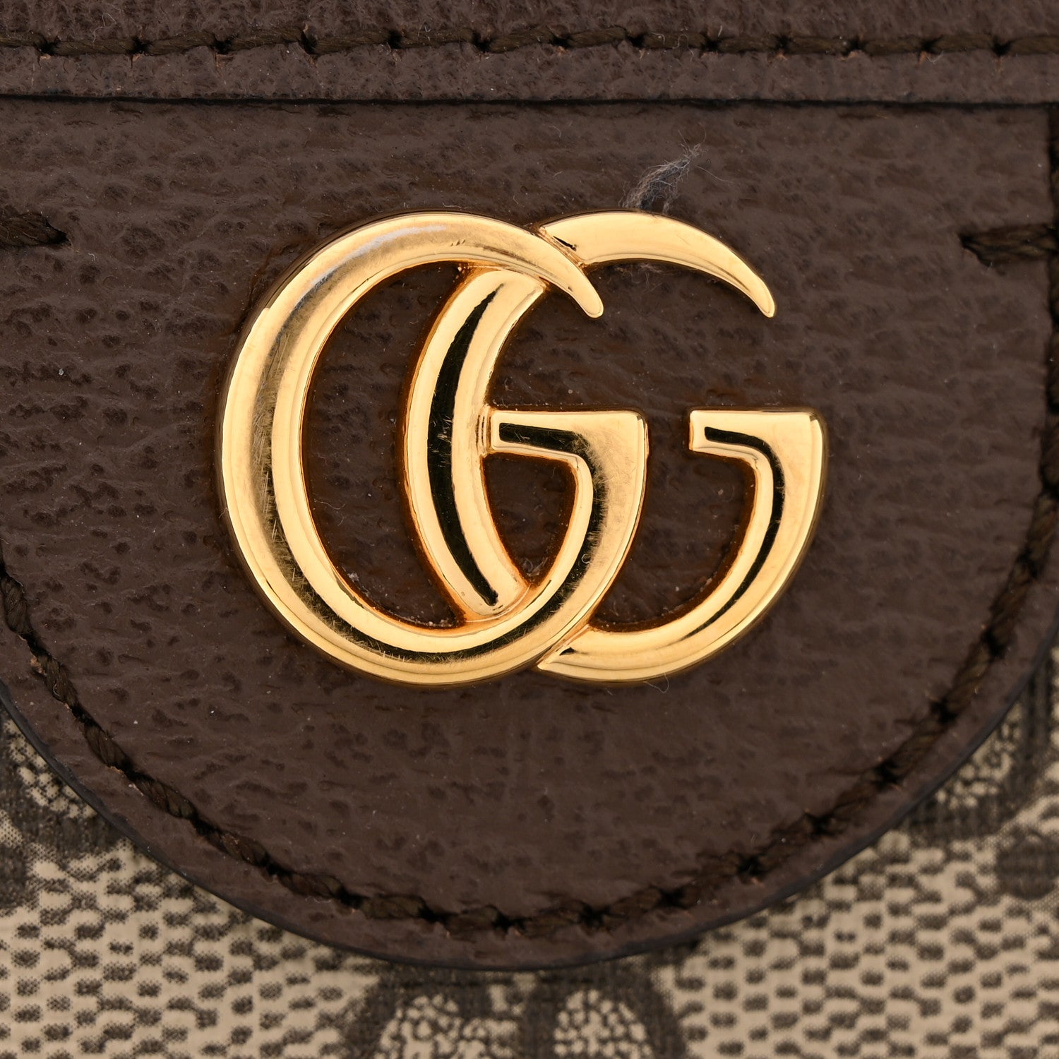 Gucci GG Supreme Monogram Textured Calfskin Medium Ophidia Shoulder Tote Bag Beige Ebony New Acero 13 of 13