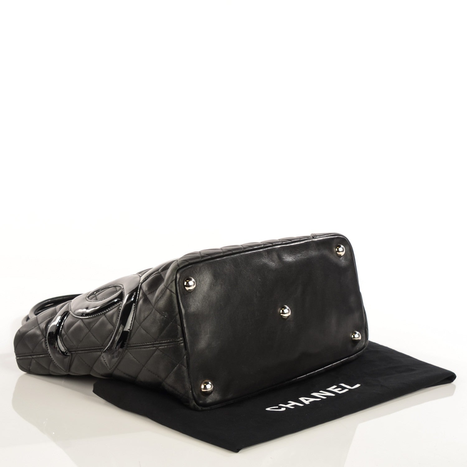Chanel Calfskin Quilted Large Cambon Tote Black 4 of 7