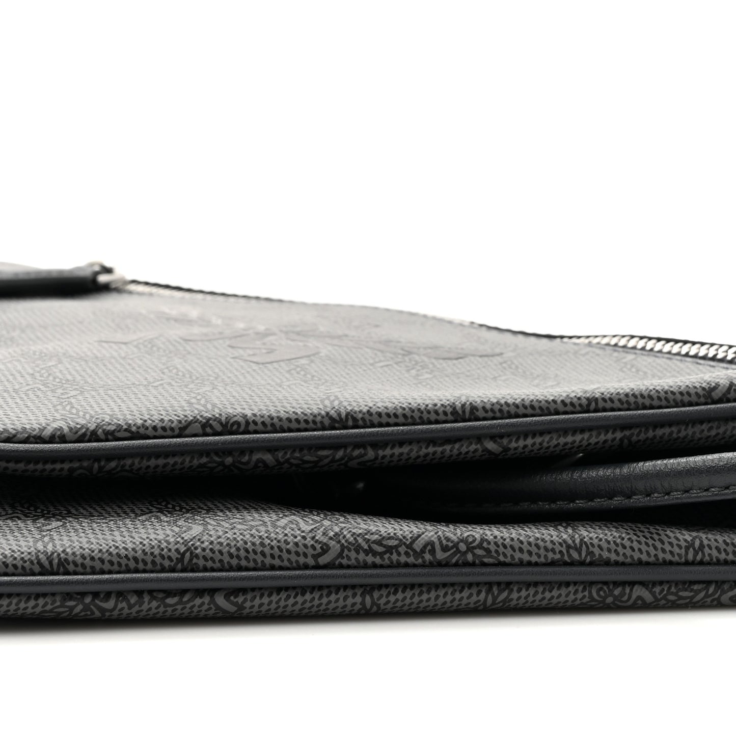 Lauretos Nappa Himmel Triangle Crossbody Bag Dark Grey