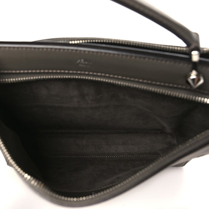 Fendi Vitello Baltico Dolce DotCom Satchel Carbone Menta 6 of 11