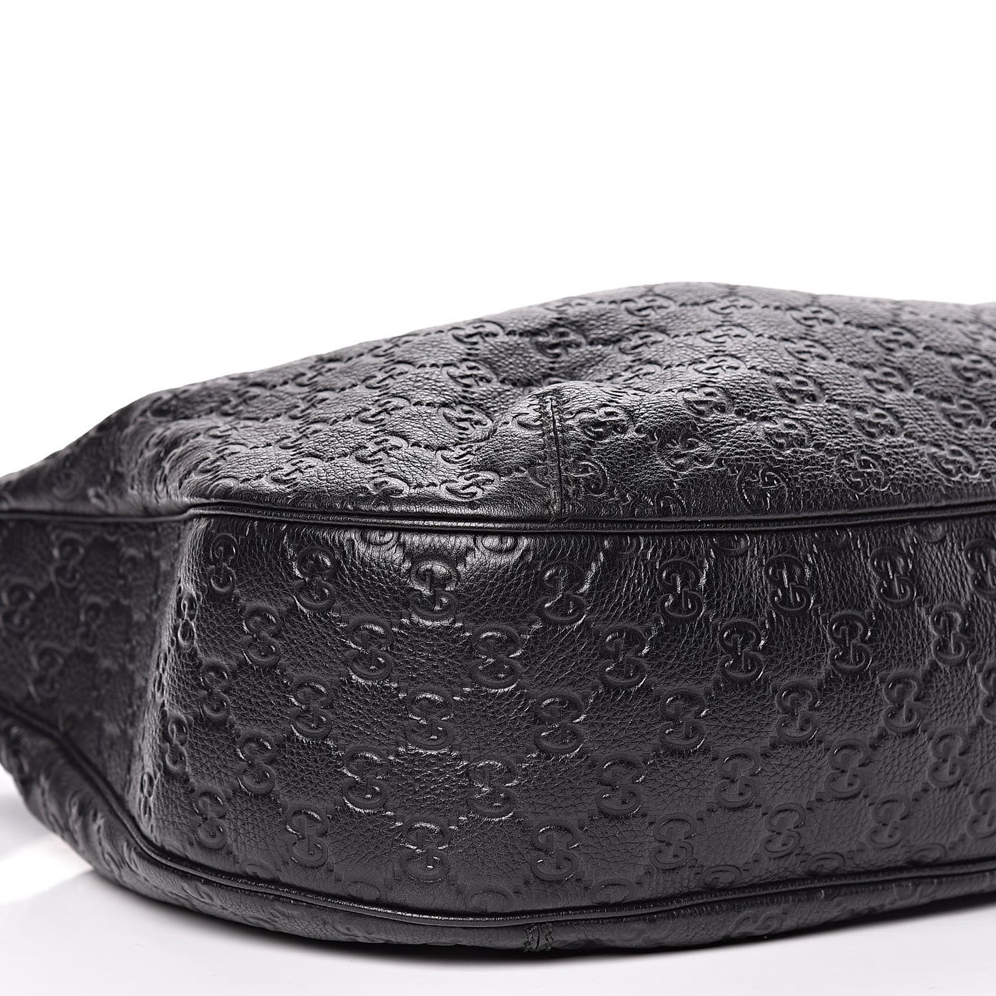 Guccissima Large New Ladies Web Hobo Black