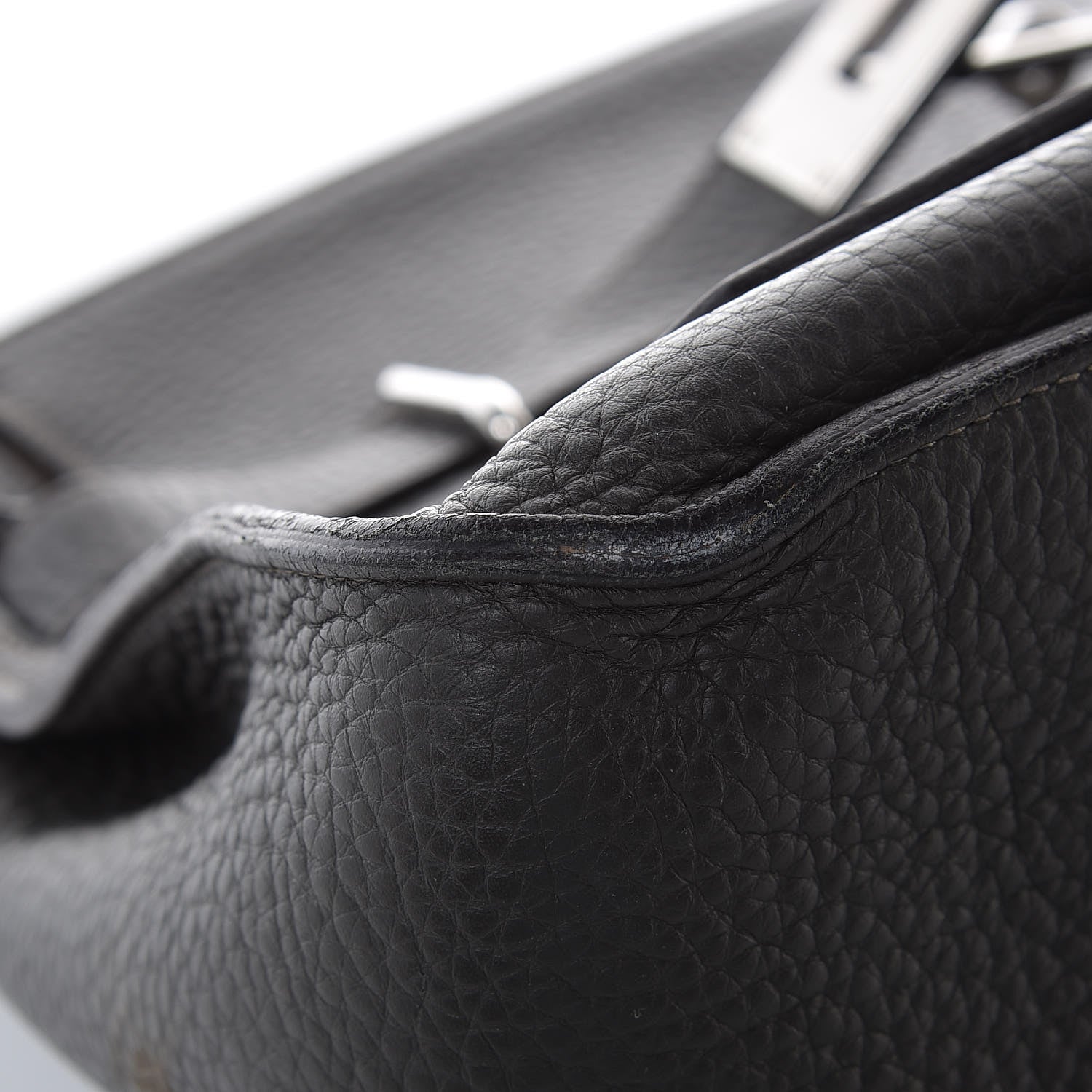 Hermes Taurillon Clemence Bicolor Jypsiere 34 Ardoise Gris Tourterelle 13 of 32