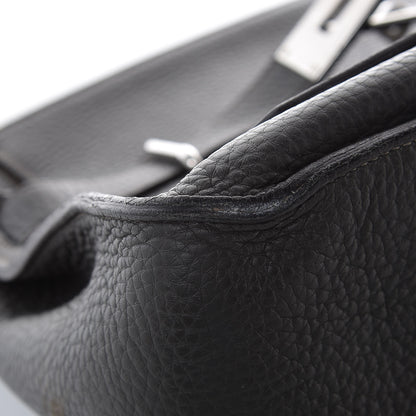 Hermes Taurillon Clemence Bicolor Jypsiere 34 Ardoise Gris Tourterelle 13 of 32