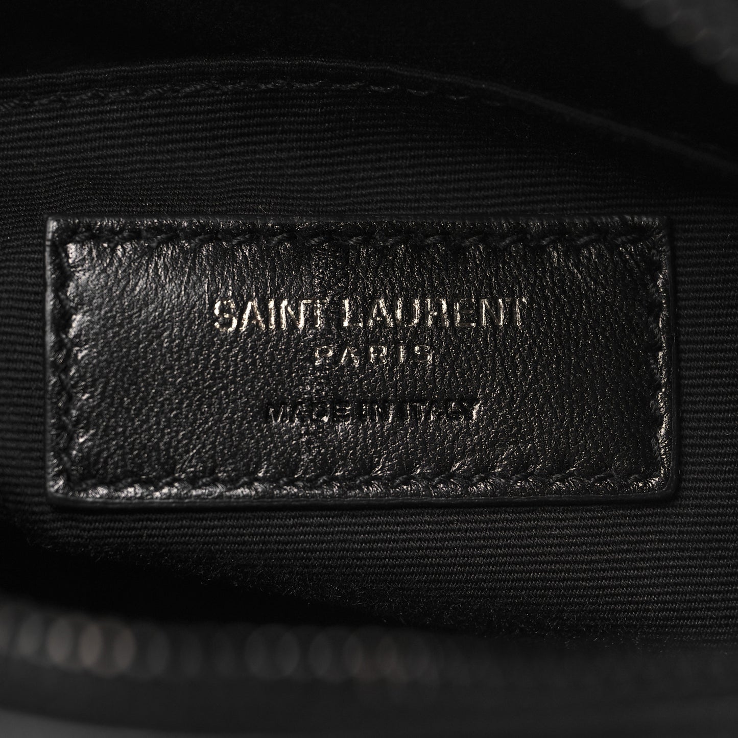 Calfskin Matelasse Monogram Lou Belt Bag Black