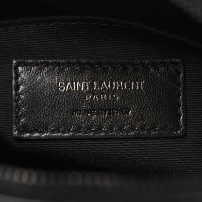 Saint Laurent Calfskin Matelasse Monogram Lou Belt Bag Black 6 of 10