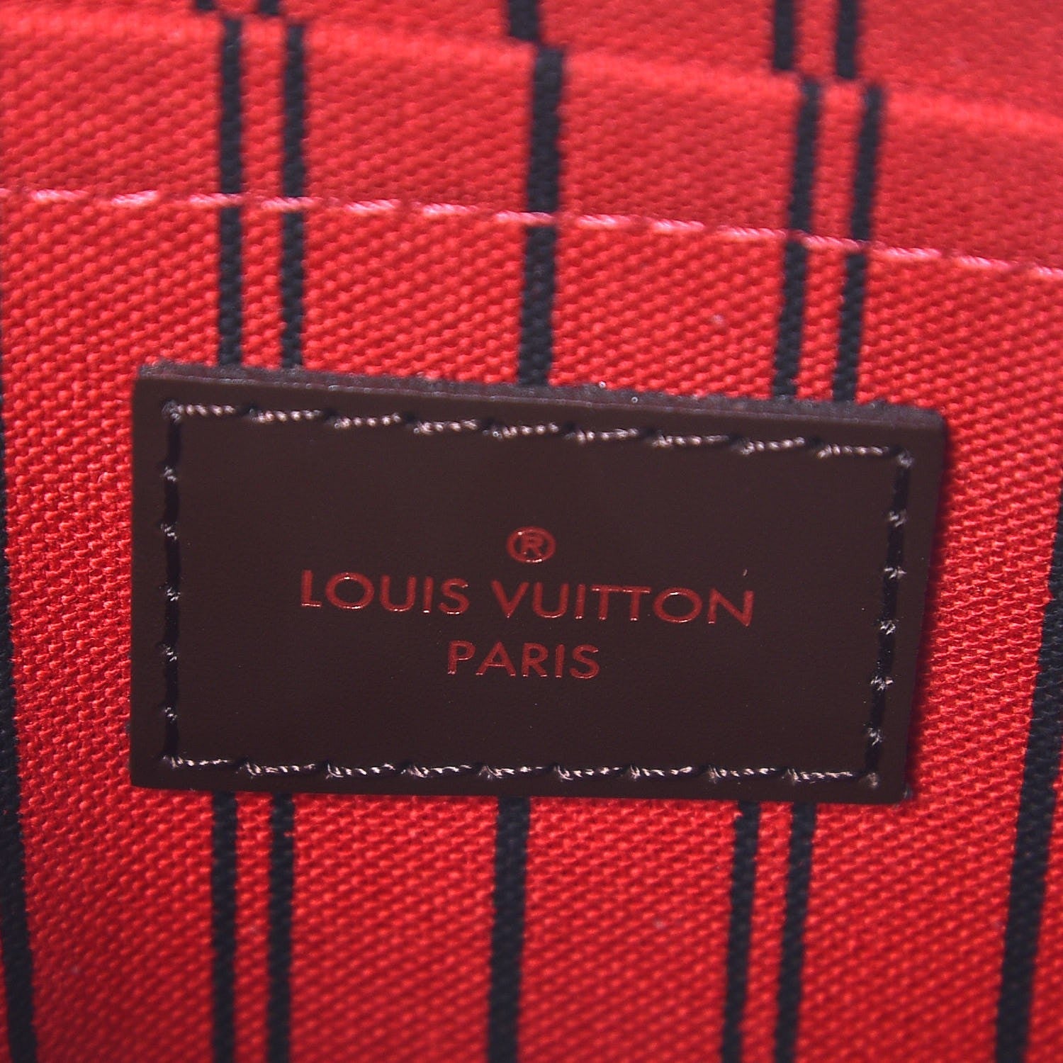 Louis Vuitton Damier Ebene Neverfull MM GM Pochette 7 of 8
