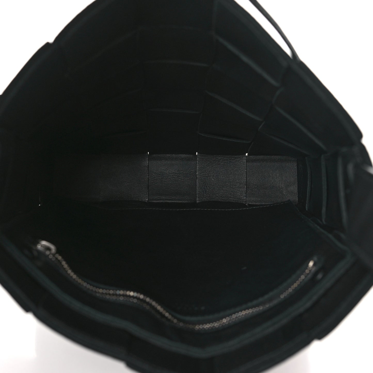 Lambskin Maxi Intrecciato Cassette Messenger Black