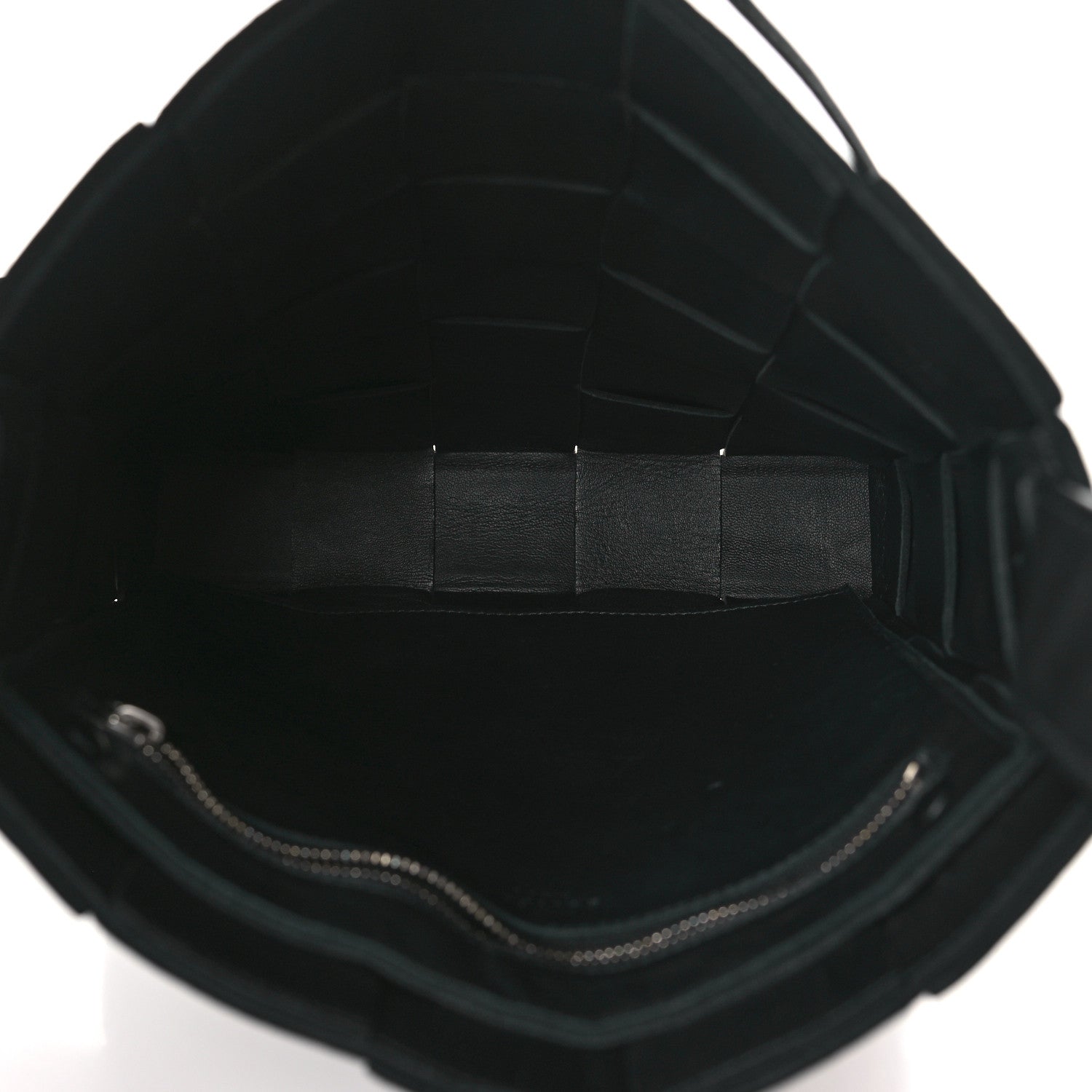 Bottega Veneta Lambskin Maxi Intrecciato Cassette Messenger Black 5 of 11