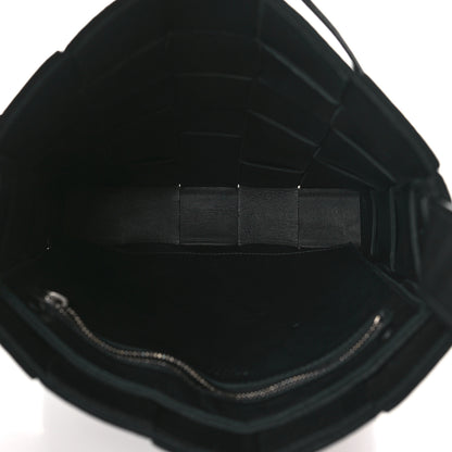 Bottega Veneta Lambskin Maxi Intrecciato Cassette Messenger Black 5 of 11