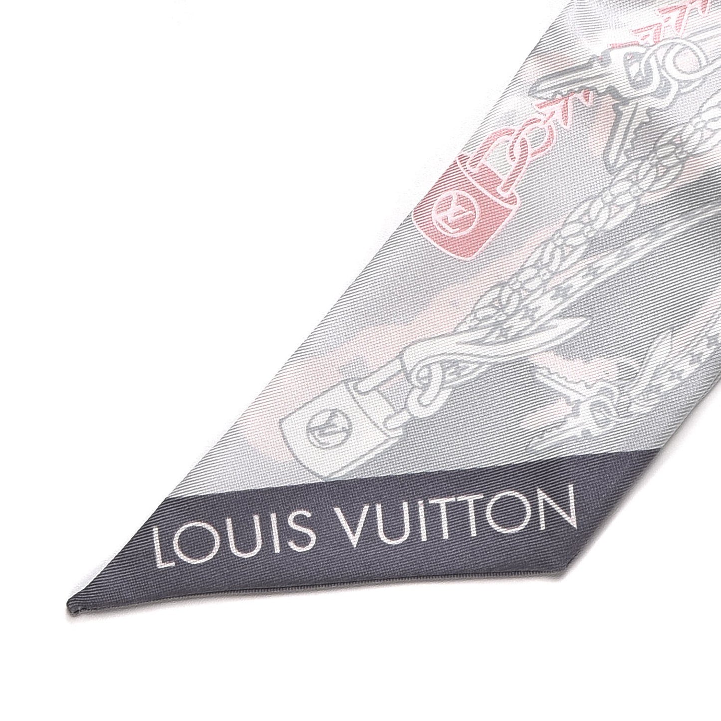Silk Dreamonogram Bandeau Grey