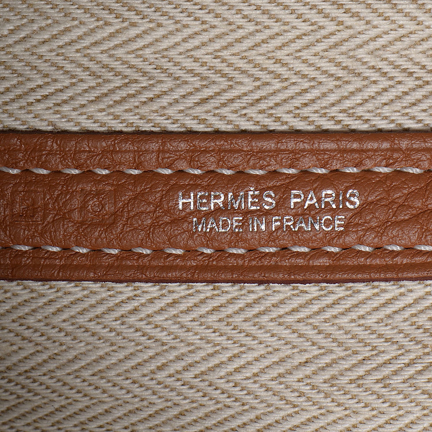 Hermes Vache Fjord Garden Party Tote 36 MM Gold 12 of 12