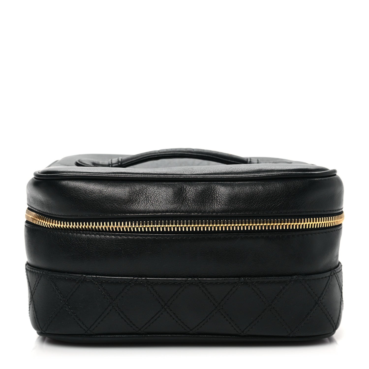 Chanel Lambskin Vanity Cosmetic Case Black 1 of 13