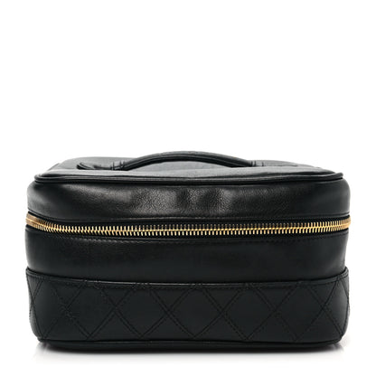 Chanel Lambskin Vanity Cosmetic Case Black 1 of 13