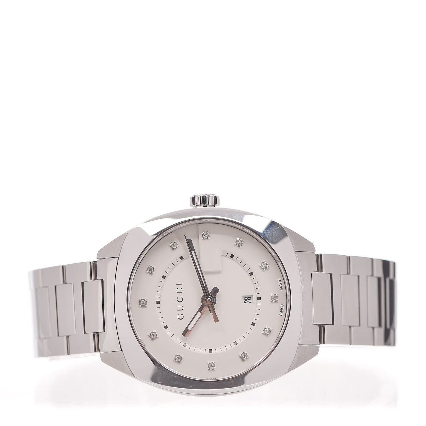 Stainless Steel Diamond 37mm G-Timeless Quartz Watch White