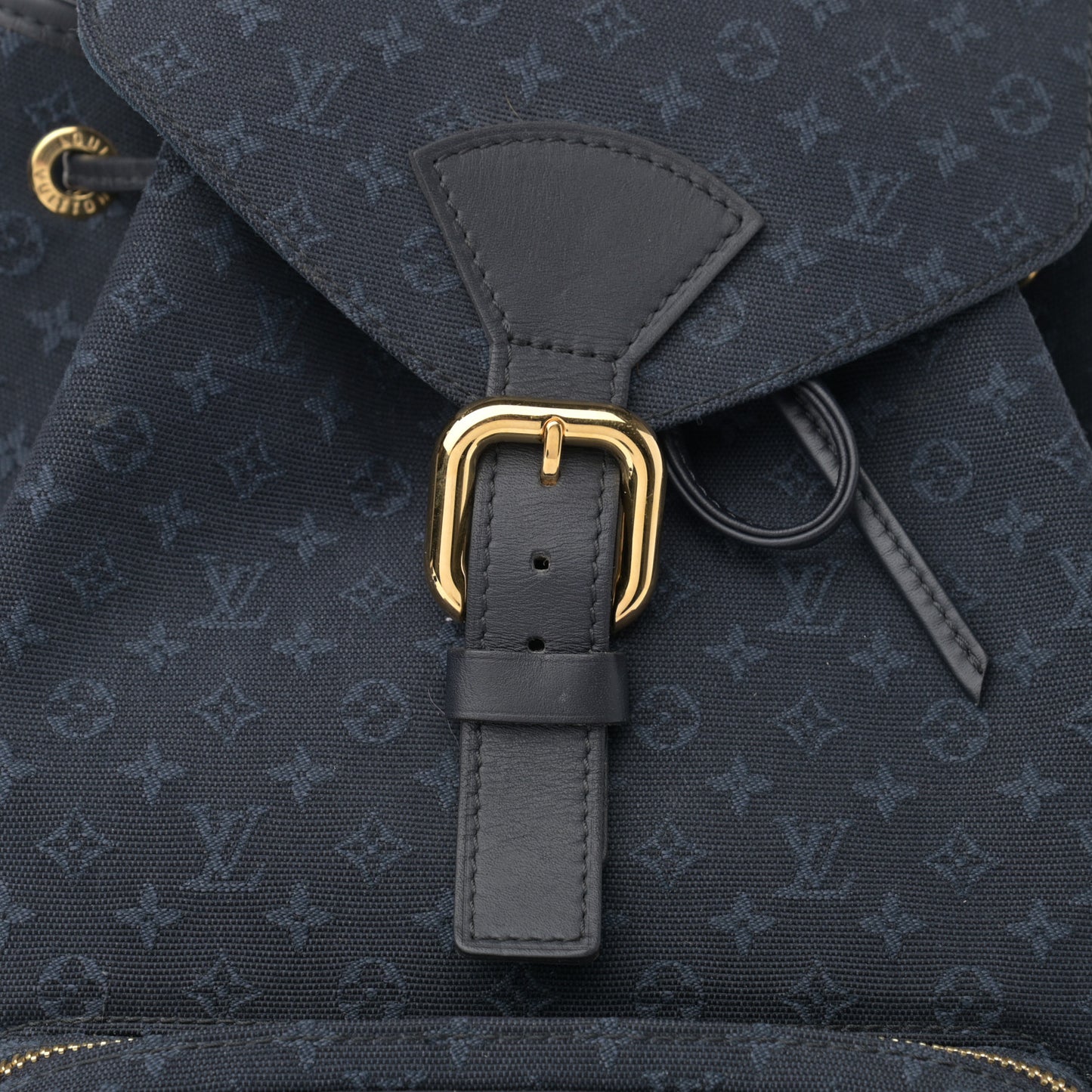 Mini Monogram Montsouris GM Backpack Blue