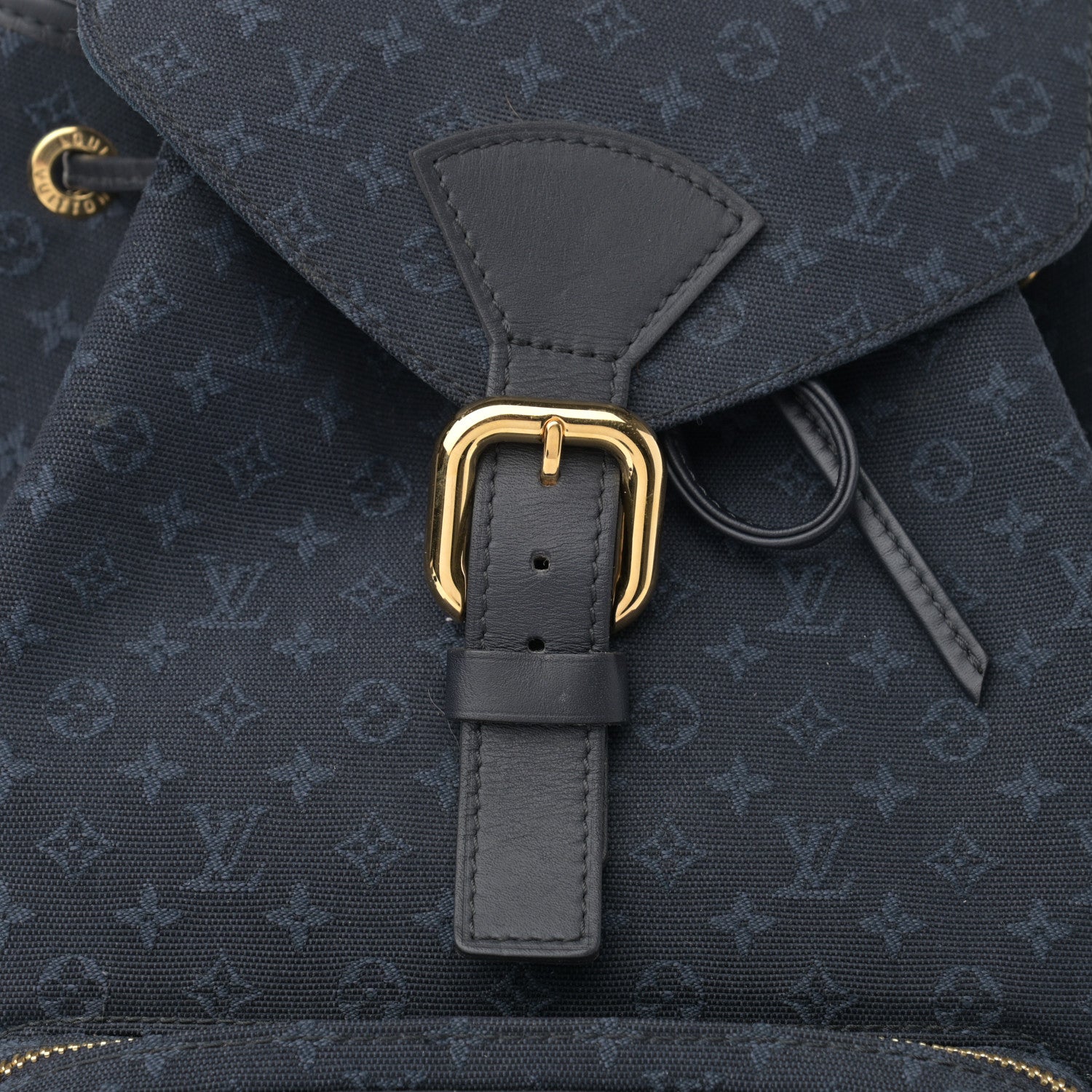 Louis Vuitton Mini Monogram Montsouris GM Backpack Blue 7 of 10