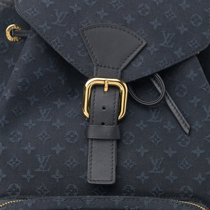 Louis Vuitton Mini Monogram Montsouris GM Backpack Blue 7 of 10