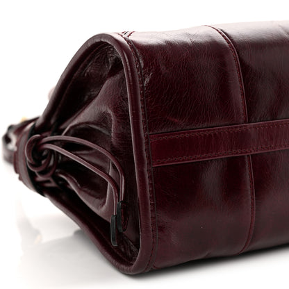 Prada Shiny Nappa Medium Bonnie Shoulder Bag Bordeaux 9 of 10