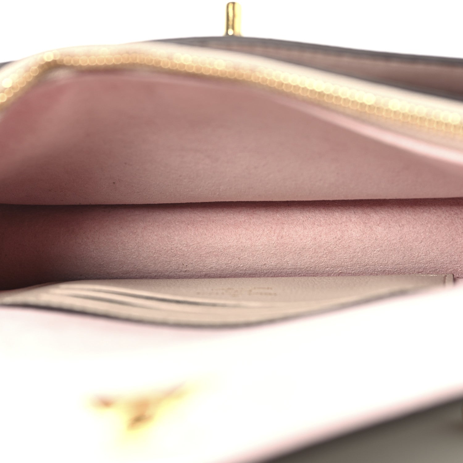 Louis Vuitton Soft Calfskin My Lockme Chain Pochette Greige 5 of 10